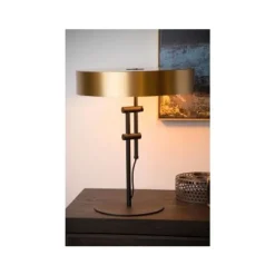 Lucide GIADA - Tafellamp - Ø 40 cm - 2xE27 - Mat Goud / Messing Discount