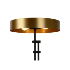 Lucide GIADA - Vloerlamp - Ø 45 cm - 2xE27 - Mat Goud / Messing New