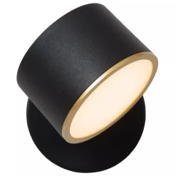 Lucide GIAN - Wandlamp - LED Dimb. - Zwart New