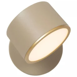 Lucide GIAN - Wandlamp - LED Dimb. - Taupe