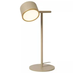 Lucide GIAN Tafellamp-Taupe-LED Dimb.-8W-2700K-12V-Metaal Hot