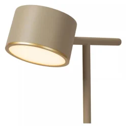 Lucide GIAN Tafellamp-Taupe-LED Dimb.-8W-2700K-12V-Metaal Hot