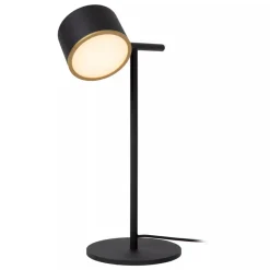 Lucide GIAN Tafellamp-Zwart-LED Dimb.-8W-2700K-12V-Metaal Best