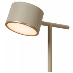 Lucide GIAN Vloerlamp-Taupe-LED Dimb.-8W-2700K-12V-Metaal Hot