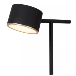 Lucide GIAN Vloerlamp-Zwart-LED Dimb.-8W-2700K-12V-Metaal Clearance