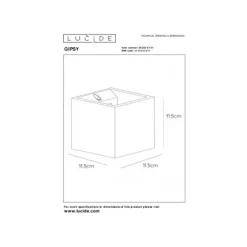 Lucide GIPSY - Wandlamp - 1xG9 - Wit Best