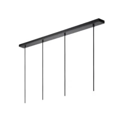 Lucide GIPSY Hanglamp 4x E27 Zwart Beton Hot