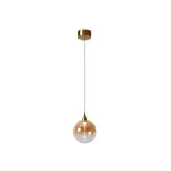 Lucide GISELA Hanglamp-Amber-Ø16-LED-3,6W-2700K-Glas Discount