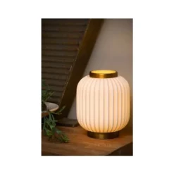 Lucide GOSSE - Tafellamp - Ø 19,5 cm - 1xE14 - Wit Best