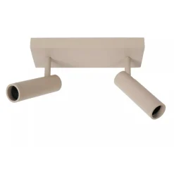 Lucide GRADO - Plafondspot - 2xGU10 (MR11) - Taupe Outlet