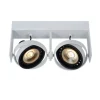 Lucide GRIFFON - Plafondspot - LED Dim to warm - GU10 - 2x12W 2200K/3000K - Wit Clearance