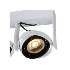 Lucide GRIFFON - Plafondspot - LED Dim to warm - GU10 - 2x12W 2200K/3000K - Wit Clearance