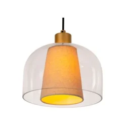 Lucide GUNHILD Hanglamp-Transp.-3xE27-60W-Glas Hot