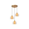 Lucide GUNHILD Hanglamp-Transp.-3xE27-60W-Glas Best