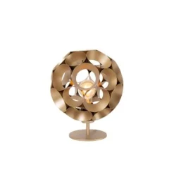 Lucide HANNELOR. Tafellamp-Mat Go.-Ø25-1xE27-40W-Metaal Online