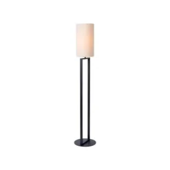 Lucide HERMAN Vloerlamp-Beige-Ø26-1xE27-40W-Katoen New