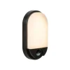 Lucide HUPS IR Wandlamp Buiten-Zwart-LED-10W-3000K-IP54 Clearance