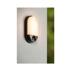 Lucide HUPS IR Wandlamp Buiten-Zwart-LED-10W-3000K-IP54 Clearance