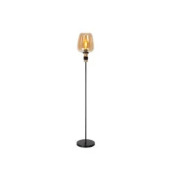 Lucide ILONA Vloerlamp-Amber-Ø34-1xE27-40W-Glas Hot