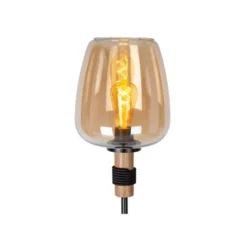 Lucide ILONA Vloerlamp-Amber-Ø34-1xE27-40W-Glas Hot
