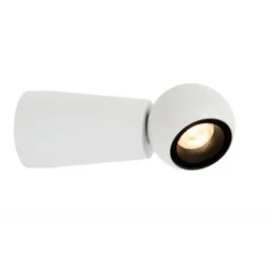 Lucide IPSOS Wandlamp-Wit-LED-5W-3000K-IP54-Alumin. Sale