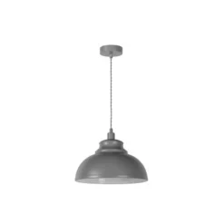 Lucide ISLA - Hanglamp - Ø 29 cm - 1xE14 - Grijs Discount