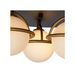 Lucide ISOBEL Plafonnière Badk.-Zwart-Ø38-3xG9-33W-IP44 Online