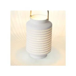 Lucide JAMILA - Tafellamp - Ø 15,5 cm - 1xE14 - Wit Clearance