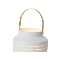 Lucide JAMILA - Tafellamp - Ø 15,5 cm - 1xE14 - Wit Clearance