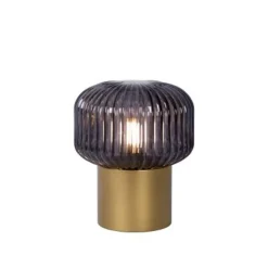 Lucide JANY - Tafellamp - Ø 16 cm - 1xE14 - Mat Goud / Messing Sale