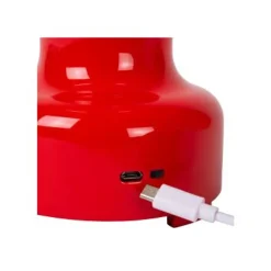 Lucide JASON Tafellamp-Rood-LED Dimb.-2W-3000K-3 StepDim Hot