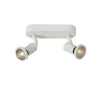 Lucide JASTER-LED - Plafondspot - LED - GU10 - 2x5W 2700K - Wit Hot
