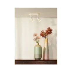 Lucide JASTER-LED - Plafondspot - LED - GU10 - 2x5W 2700K - Wit Hot