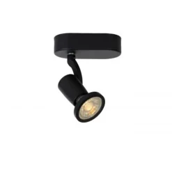 Lucide JASTER-LED - Plafondspot - LED - GU10 - 1x5W 2700K - Zwart Outlet