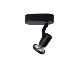 Lucide JASTER-LED - Plafondspot - LED - GU10 - 1x5W 2700K - Zwart Outlet