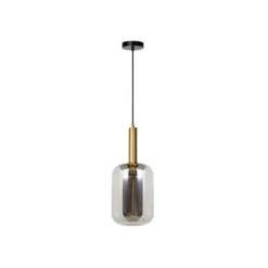 Lucide JOANET - Hanglamp - Ø 22 cm - 1xE27 - Fumé Outlet