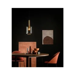 Lucide JOANET - Hanglamp - Ø 22 cm - 1xE27 - Fumé Outlet