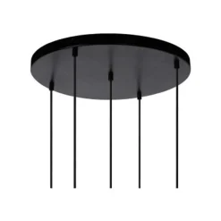 Lucide JOANET - Hanglamp - Ø 71 cm - 5xE27 - Fumé Hot
