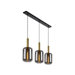 Lucide JOANET Hanglamp-Fumé-3xE27-40W-Glas Best