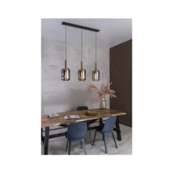 Lucide JOANET Hanglamp-Fumé-3xE27-40W-Glas Best