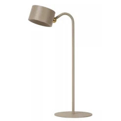 Lucide JOLAN - Oplaadbare Bureaulamp - Accu/Batterij - LED Dim to warm - 1x3,5W 2700K/5700K - Taupe