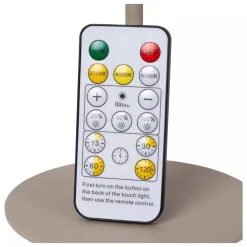 Lucide JOLAN - Oplaadbare Bureaulamp - Accu/Batterij - LED Dim to warm - 1x3,5W 2700K/5700K - Taupe