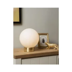 Lucide JORIT Tafellamp-Opaal-Ø25-1xE27-60W-Glas New