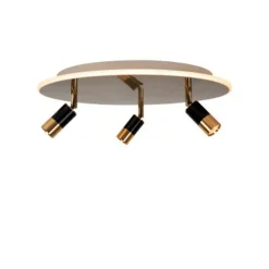 Lucide JUBEL Plafonnière-Mat Go.-Ø48-LED Dimb.-5W-2700K Discount