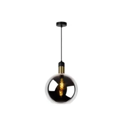 Lucide JULIUS Hanglamp 1x E27 Ø 28cm Smoke Glas Outlet