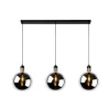 Lucide JULIUS Hanglamp 3x E27/25W Smoke Glas New