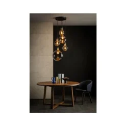 Lucide JULIUS Hanglamp 5x E27 Smoke Glas Sale