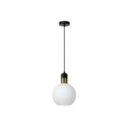 Lucide JULIUS Hanglamp-Opaal-Ø20-1xE27-40W-Glas Outlet