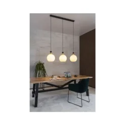 Lucide JULIUS Hanglamp-Opaal-3xE27-40W-Glas New