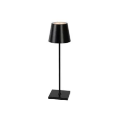 Lucide JUSTIN - Tafellamp Buiten - Ø 11 cm - LED Dimb. - 1x2,2W 3000K - IP54 - Zwart Clearance